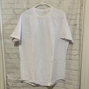 Classic White Men's Athletic T-Shirt